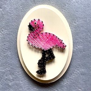 New String art flamingo